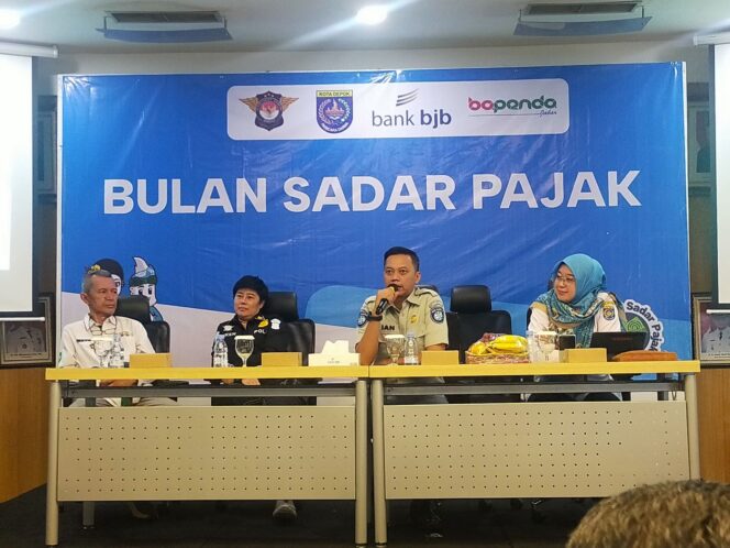Jasa Raharja Bogor Lakukan Sosialisasi Terkait Bulan Sadar Pajak Bersama Dengan Tim Pembina Samsat P3D Wilayah Cinere