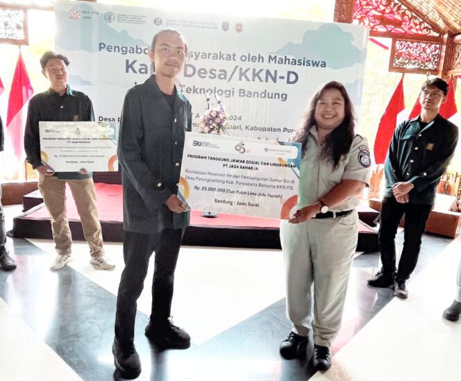 
					Jasa Raharja Salurkan TJSL dengan Program Air Bersih di Desa Parungbanteng Purwakarta Bersama KKN ITB