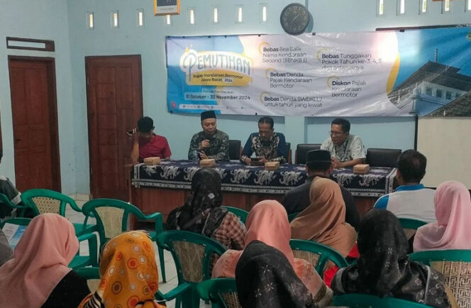 
					Jasa Raharja Bersama Samsat Sukaraja Laksanakan Kegiatan Sosialisasi Program Bebas Denda PKB & SWDKLLJ di Kecamatan Pageurageung