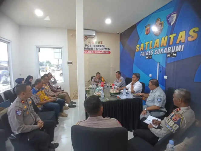 Jasa Raharja Lakukan Sinergitas Rapat FKLLAJ Kegiatan Rampcheck dan Pengamanan Bersama di Wilayah Kabupaten Sukabumi