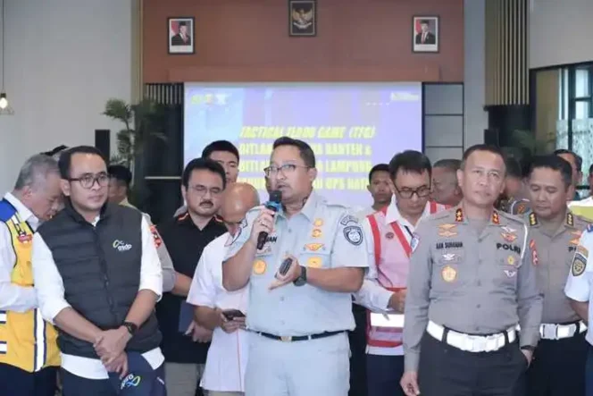 
					Pastikan Kesiapan Pelayanan Nataru, Jasa Raharja, Kemenhub, dan Korlantas Polri Survei Pelabuhan Merak dan Bakauheni