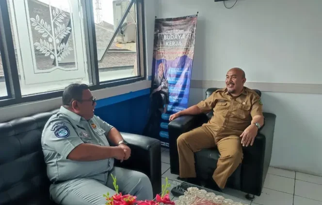 
					Koordinasi PT Jasa Raharja dengan Diskominfo Kota Sukabumi