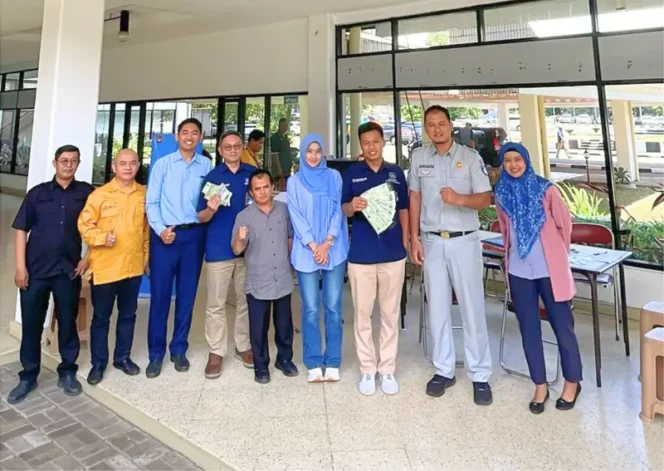 Jasa Raharja Turut Serta Dalam Kegiatan Jemput Bola Pembayaran Pajak Kendaraan Bermotor di PT Dirgantara Indonesia
