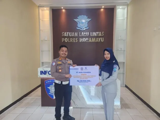
					Jasa Raharja Cabang Indramayu Lakukan Penandatangan Berita Acara Hibah Dengan Kasat Lantas Polres Indramayu