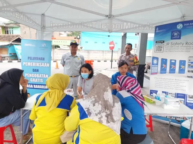 
					Jasa Raharja Wilayah Utama Jawa Barat Gelar Pemeriksaan Kesehatan Gratis Jelang Lebaran 2025 di Pos Pam Lebaran KM 125 Padalarang