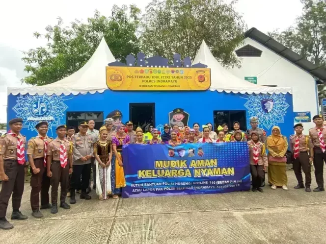 Kunjungan AKP Veronika ke Pos Pelayanan Terpadu UPPKB Losarang: Sinergi Antar Instansi dalam Persiapan Mudik Lebaran 2025