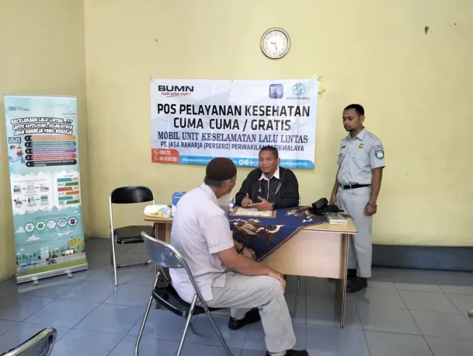 
					Jasa Raharja Gelar Mobil Unit Keselamatan Lalu Lintas di PT Doa Ibu Tasikmalaya untuk Persiapan Arus Mudik