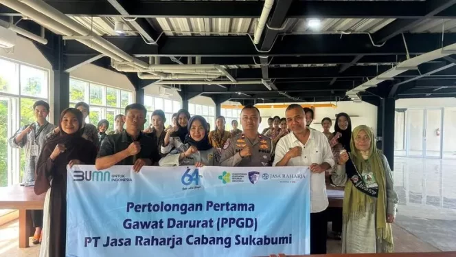 
					Tingkatkan Penanganan Korban Laka Lantas Jasa Raharja Sukabumi Melaksanakan Sosialisasi PPGD (Pertolongan Pertama Gawat Darurat) di Wilayah Kecamatan Palabuhanratu Kabupaten Sukabumi