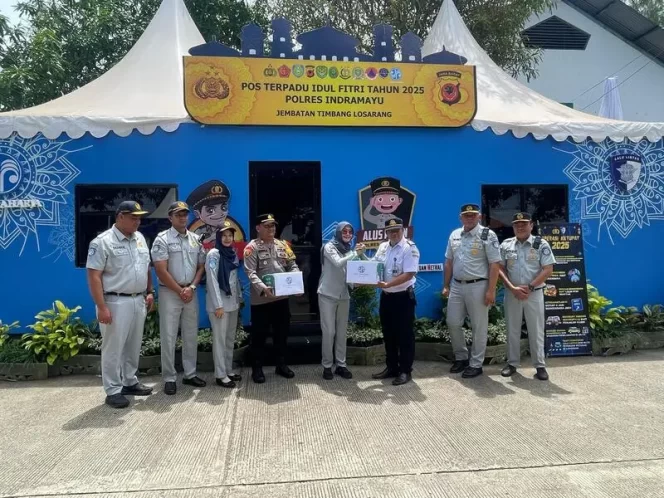 
					Kunjungan Direktur Operasional PT Jasa Raharja ke Pos Pelayanan Terpadu UPPKB Losarang