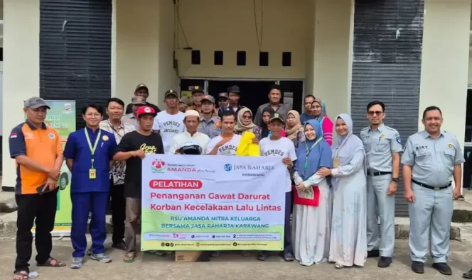 
					Kolaborasi Jasa Raharja & RS Amanda Mitra Keluarga Gelar Pelatihan Pertolongan Pertama Gawat Darurat (PPGD) di Desa Jatibaru Kec. Jatisari