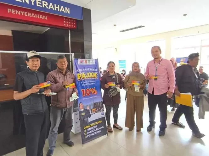
					Apresiasi Kepada Masyarakat Taat Pajak Melalui Program Voucher Planet Ban di Samsat Pajajaran