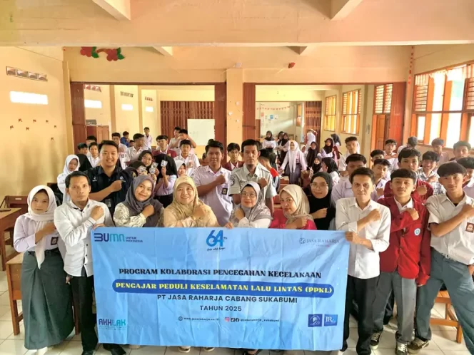 
					Jasa Raharja Sukabumi Gelar Kegiatan PPKL Di SMK PGRI Selabintana