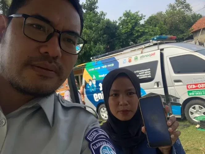 
					Sosialisasi Aplikasi JR Safety Road oleh Jasa Raharja Cabang Purwakarta di Wilayah Sukatani