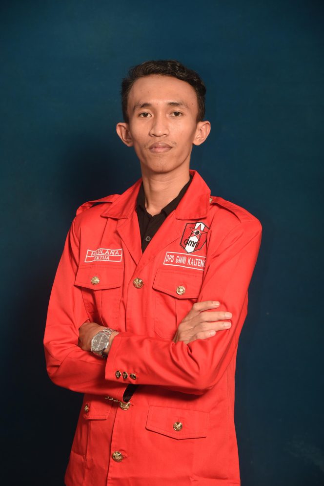 
					Ketua DPD GMNI Kalimantan Tengah, Maulana Uger