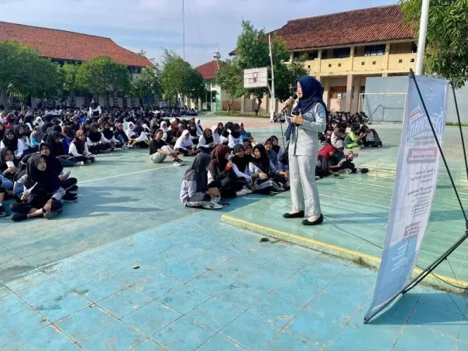 
					Jasa Raharja Indramayu Bersama Tim Pembina Samsat Gelar Safety Campaign di SMA Negeri 1 Lohbener
