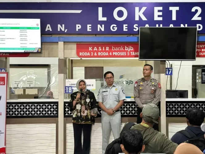 
					Jasa Raharja Bandung Bersama Tim Pembina Samsat Soekarno Hatta Memperingati Hari Keselamatan lalu Lintas dan Angkutan Jalan