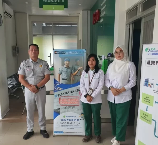 
					Tingkatkan Pelayanan,  Jasa Raharja Jawa Barat Pasang Banner Informasi di Sejumlah Rumah Sakit