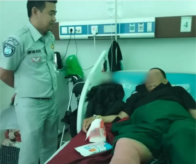 
					Jasa Raharja Kanwil Jawa Barat Aktif Kunjungi Korban Kecelakaan Lalu Lintas di Rumah Sakit