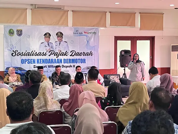 Wujudkan Masyarakat Tertib Administrasi, Jasa Raharja Bogor Bersama Tim Pembina Samsat Depok Sosialisasikan Pajak Kendaraan