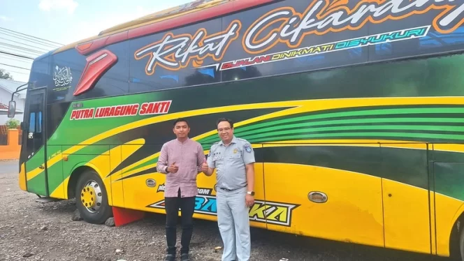 
					Perkuat Hubungan Dengan Pengusaha Angkutan Umum, Jasa Raharja Cabang Cirebon Kunjungi Pengusaha Otobus di Kab Kuningan