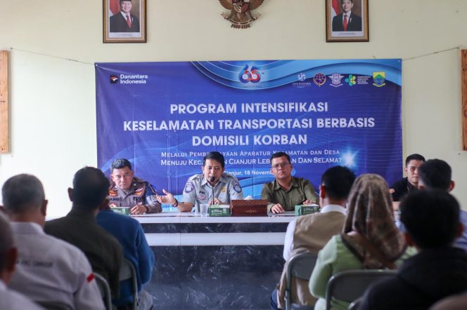 
					Jasa Raharja Cabang Sukabumi Gelar Sosialisasi Program Intensifikasi Keselamatan Transportasi Berbasis Domisili Korban di Kecamatan Cianjur