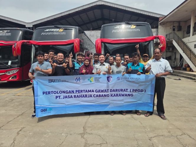 
					Dukung Zero Accident, Jasa Raharja Karawang Selenggarakan Pelatihan Pertolongan Pertama Gawat Darurat (PPGD) Untuk Pengemudi PO Agra Mas