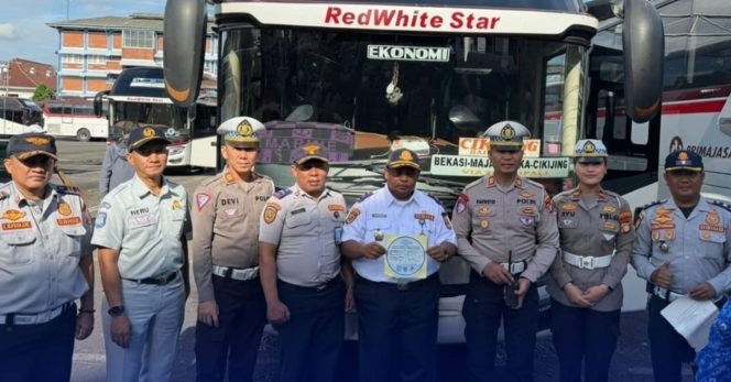 
					Pastikan Kelaikan Armada, Jasa Raharja Pantau Pelaksanaan Rampcheck Menjelang Nataru 2025 – 2026 di Terminal Kota Bekasi