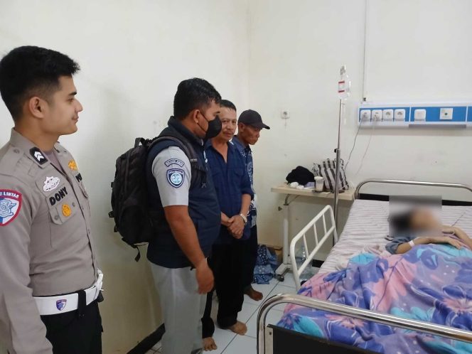 
					Keselamatan Untuk Indonesia Maju, Jasa Raharja Sukabumi Proaktif Kunjungi Korban Kecelakaan Lalu Lintas