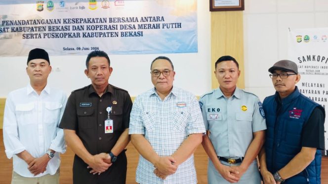 
					Jasa Raharja dan Samsat Kab. Bekasi Gandeng Koperasi luncurkan Samkopi dan Samkopdes
