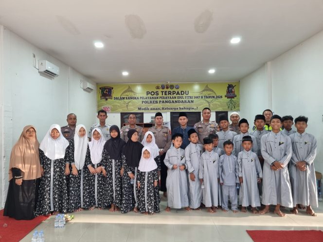 
					Doa Bersama Anak Yatim, Jasa Raharja Tasikmalaya dan Satlantas Polres Pangandaran Wujudkan Kepedulian dan Harapan Keselamatan Berlalu Lintas