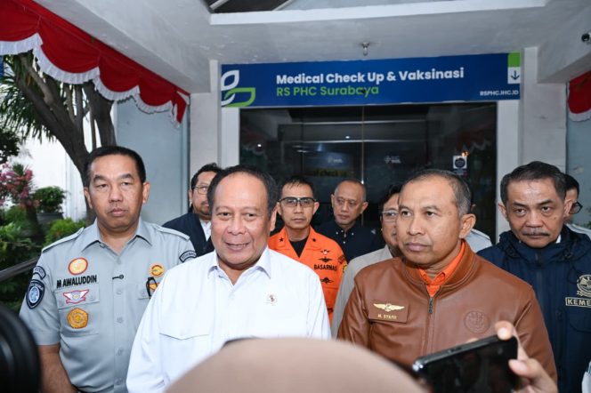 
					Dirut Jasa Raharja Dampingi Wamenhub Tinjau Penanganan Korban KM  Mutiara Sentosa II di RS PHC Surabaya