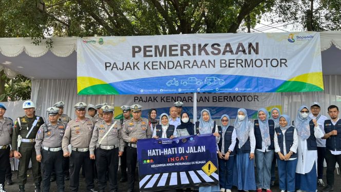 
					Jasa Raharja Bandung Hadirkan Layanan Kesehatan Gratis dan Kampanye Keselamatan Berlalu Lintas di Operasi Gabungan PKB dan SW  Samsat Kawaluyaan 