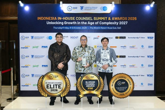
					Jasa Raharja Konsisten Tingkatkan Tata Kelola dan Kualitas Pelayanan, Direktur Kepatuhan dan Manajemen Risiko Terima Rekognisi In-House Counsel Elite 2026 