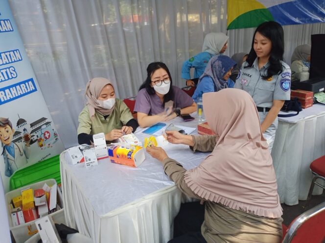 
					Jasa Raharja Bandung Hadirkan Layanan Kesehatan Gratis – Kampanye Keselamatan Berlalu Lintas dan Sosialisasi PPGD di Operasi Gabungan PKB dan SW Samsat Padjajaran