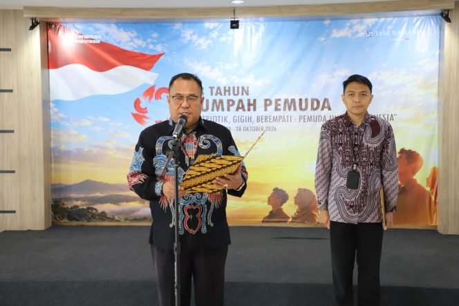 
					Jasa Raharja Kanwil Utama Jawa Barat Gelar Upacara Peringatan Hari Sumpah Pemuda ke-98 Tahun 2026